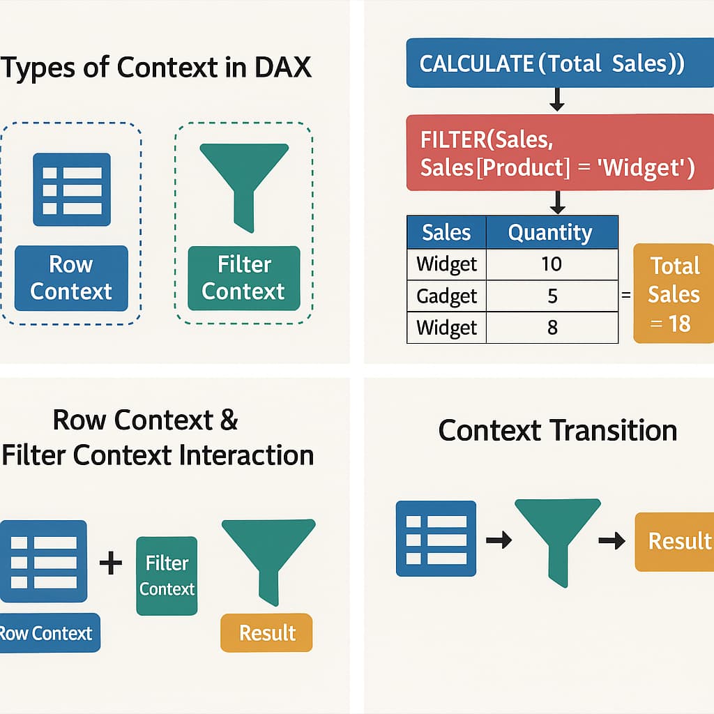 درک مفاهیم کانتکست Context در DAX در Power BI