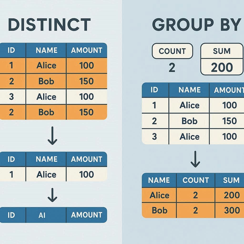 DISTINCT در SQL چیست و چه زمانی ضروری است؟