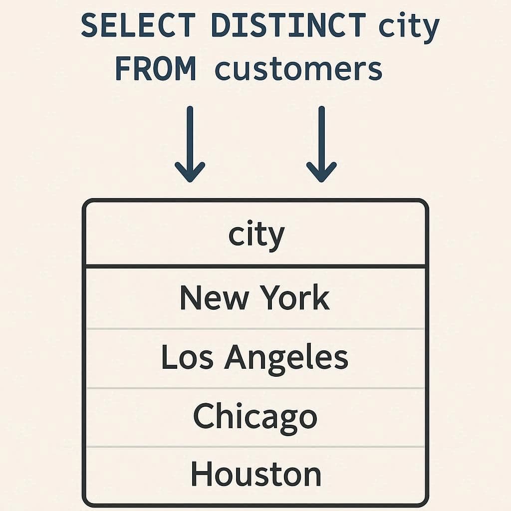DISTINCT در SQL چیست و چه زمانی ضروری است؟