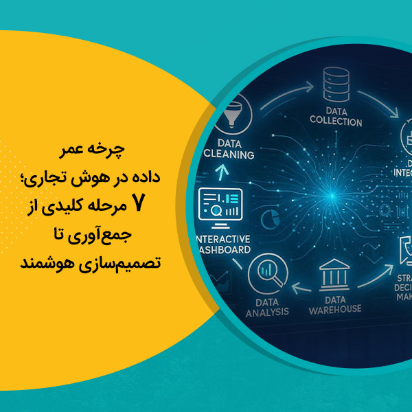 چرخه عمر داده در هوش تجاری؛ 7 مرحله کلیدی از جمع‌آوری تا تصمیم‌سازی هوشمند